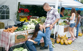 Cheating Sex Videos Involving Hot Eva Lovia in the Farm Market Public xxx